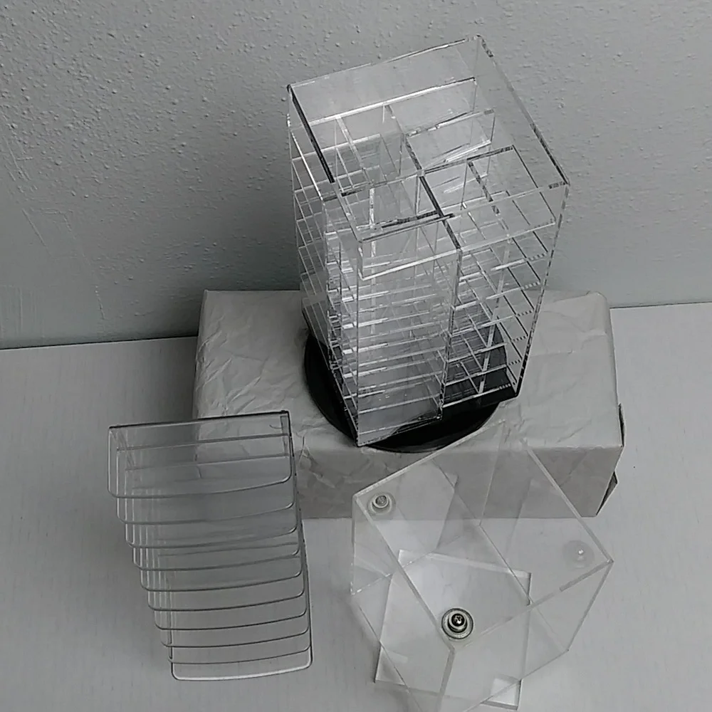 Storage Make-up Acrylic Storage Bundle Of 3 Clear